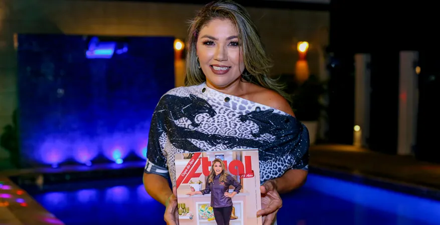 Aline de Castro, a capa do ano da Revista Atual