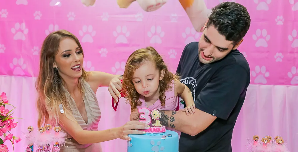 3 anos da Manuela