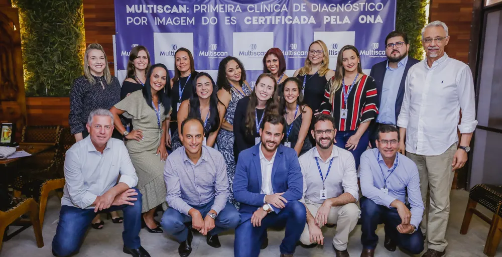 Multiscan comemora a certificação da ONA