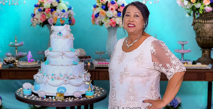 74 anos de Adenilza Fogos