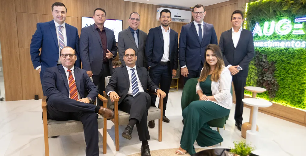 Coquetel de inauguração da AUGE investimentos